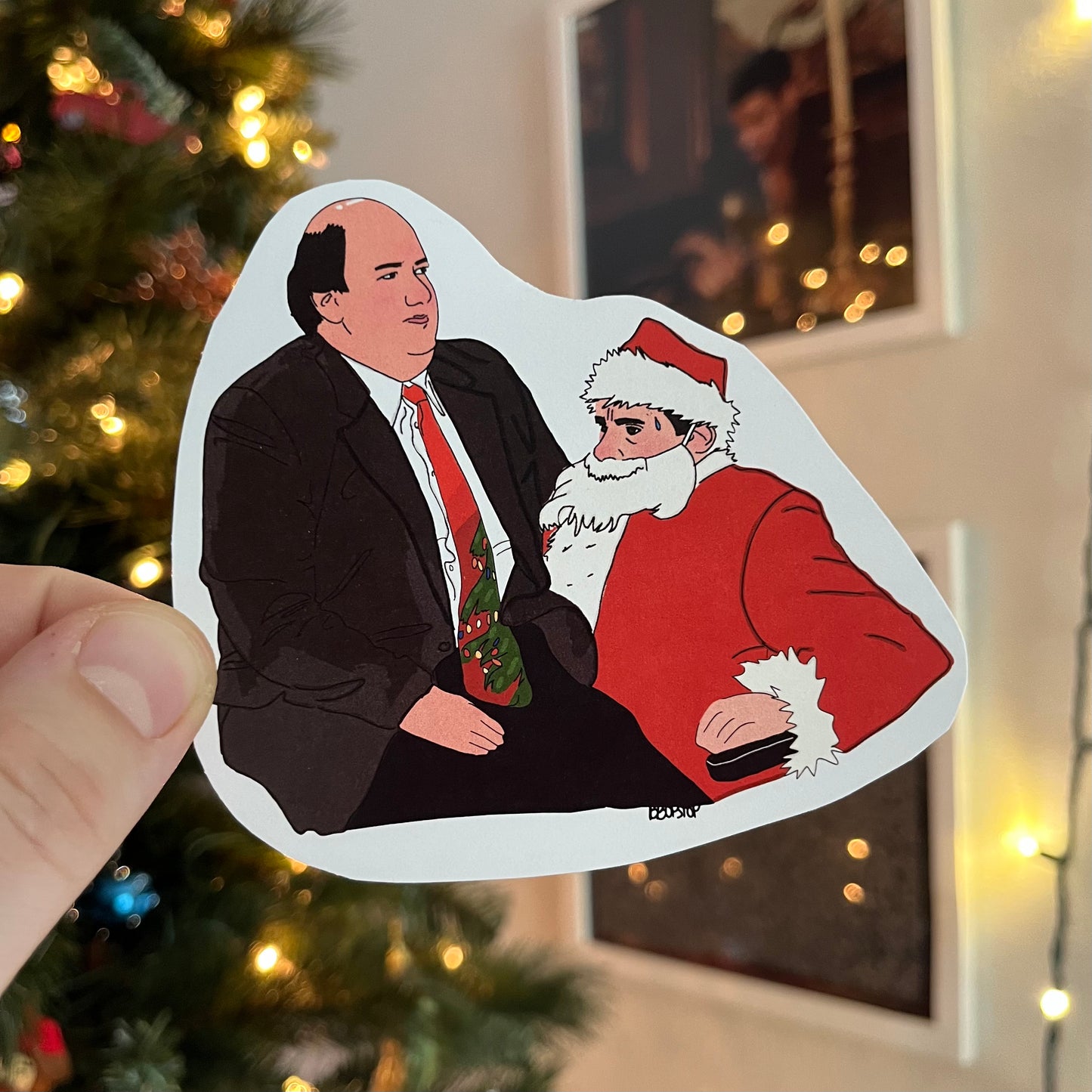 Michael & Kevin Christmas Sticker