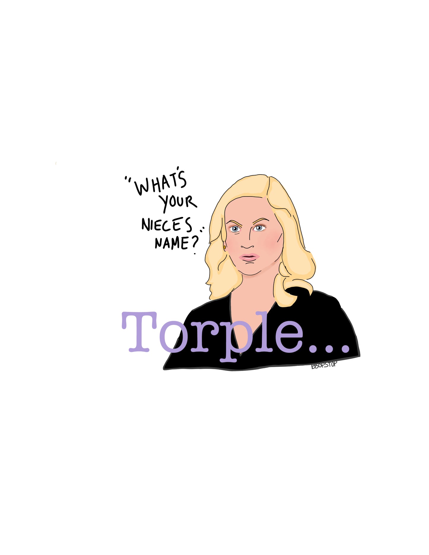 Leslie Knope “Torple” sticker