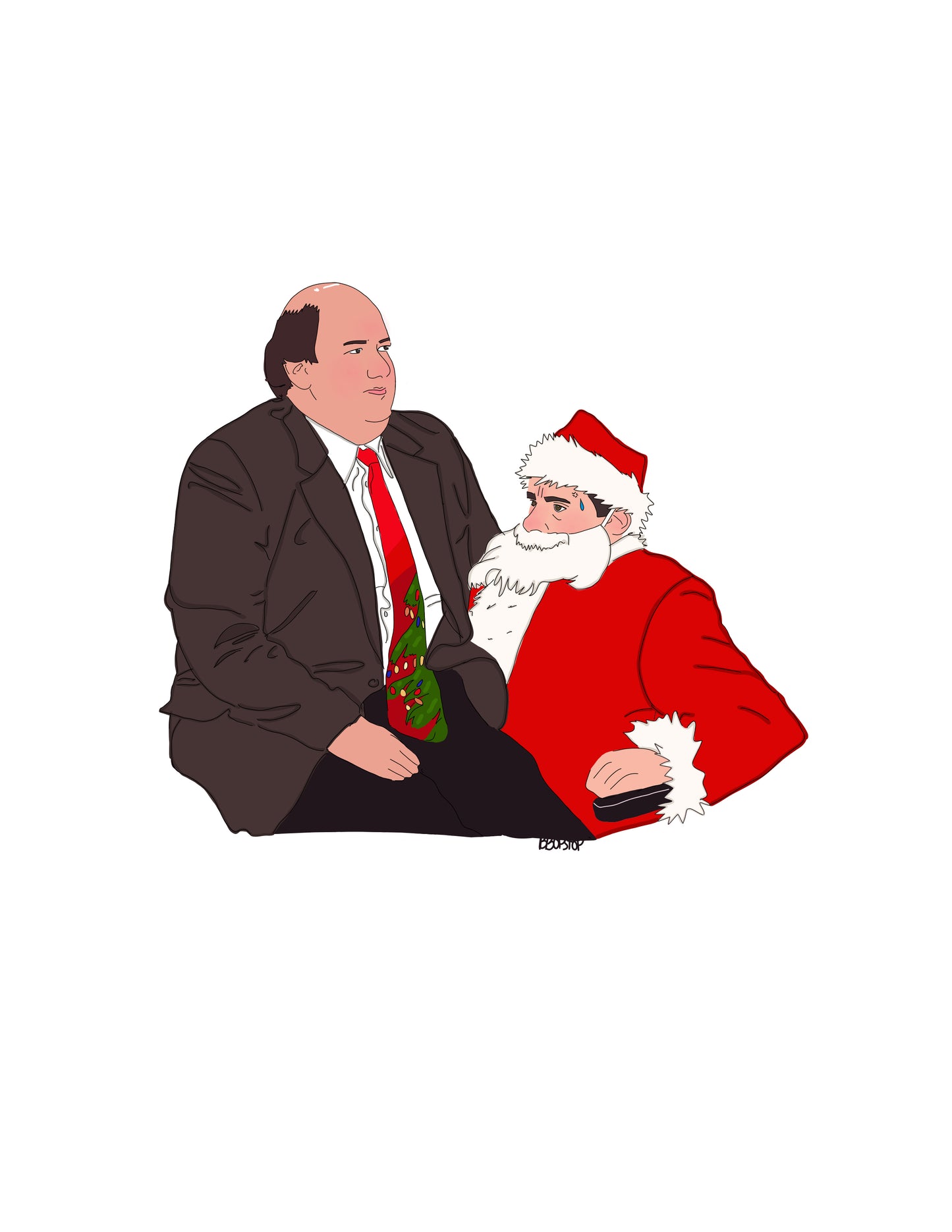 Michael & Kevin Christmas Sticker